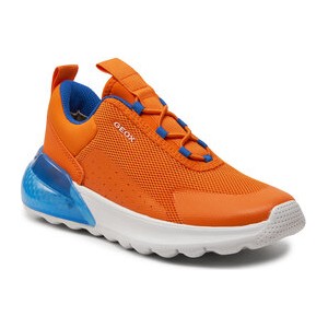 Pomarańczowe buty sportowe dziecięce Geox