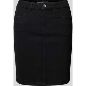 Czarna spódnica Vero Moda w stylu casual z bawełny mini