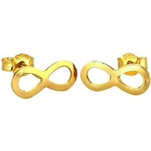 Lovrin Złote kolczyki 585 nieskończoność celebrytki 0.85 g