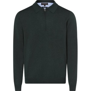 Zielony sweter Finshley & Harding z bawełny w stylu casual