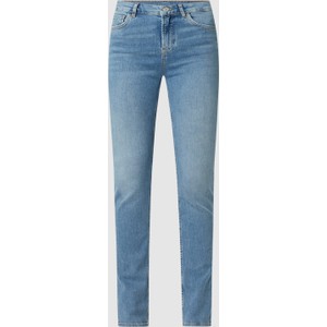 Niebieskie jeansy Review z bawełny w stylu casual