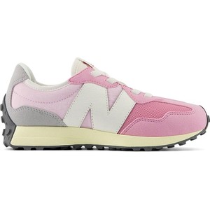 Różowe buty sportowe dziecięce New Balance dla dziewczynek sznurowane