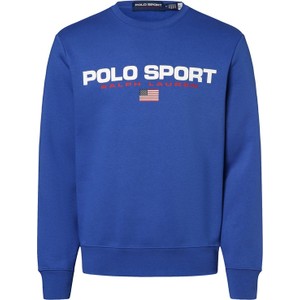 Niebieska bluza Polo Sport w młodzieżowym stylu