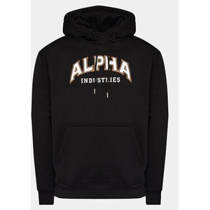 Czarna bluza Alpha Industries w młodzieżowym stylu