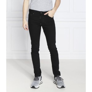 Czarne jeansy Dsquared2 w stylu casual