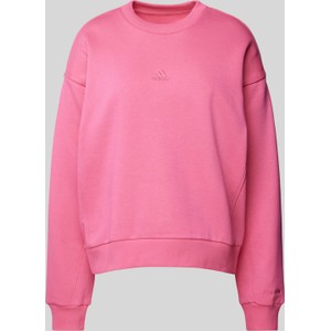 Różowa bluza Adidas Sportswear z bawełny w sportowym stylu
