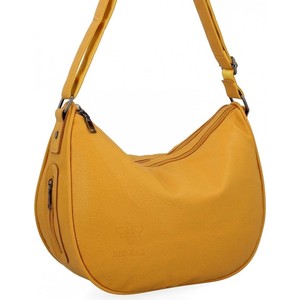 Żółta torebka Bee Bag w młodzieżowym stylu średnia