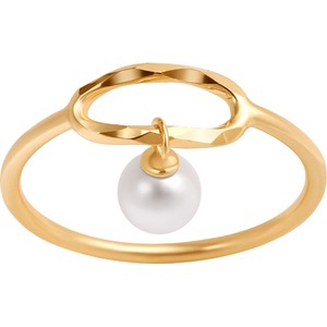 La Prima Shine - Biżuteria Yes Pierścionek złoty z perłą - La Prima Shine