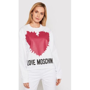 Bluza Love Moschino w młodzieżowym stylu krótka