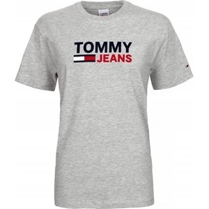 T-shirt Tommy Hilfiger z bawełny z krótkim rękawem w młodzieżowym stylu