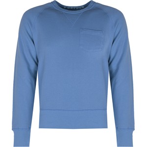 Niebieska bluza ubierzsie.com z tkaniny w sportowym stylu