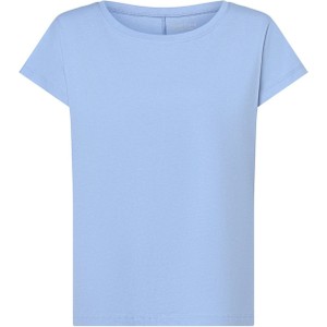 Niebieski t-shirt Marie Lund z bawełny