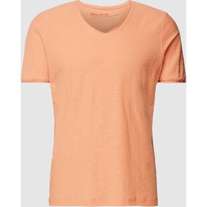 Pomarańczowy t-shirt McNeal z krótkim rękawem z bawełny