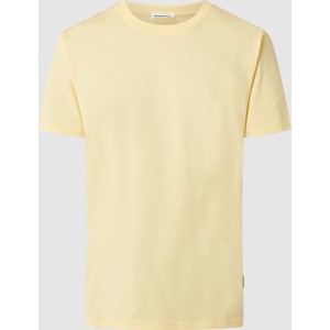 Żółty t-shirt ARMEDANGELS w stylu casual z bawełny