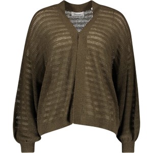 Brązowy sweter Marc O'Polo DENIM z wełny w stylu casual