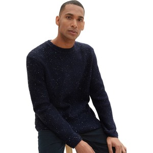 Sweter Tom Tailor z bawełny z okrągłym dekoltem