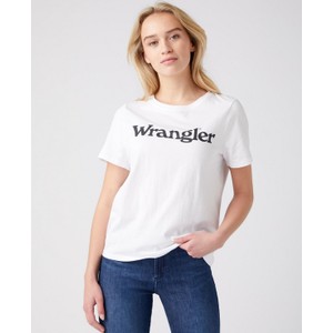 T-shirt Wrangler w młodzieżowym stylu z krótkim rękawem