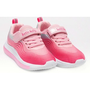 Różowe buty sportowe dziecięce Lelli Kelly na rzepy