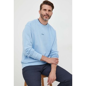 Niebieska bluza Hugo Boss z bawełny
