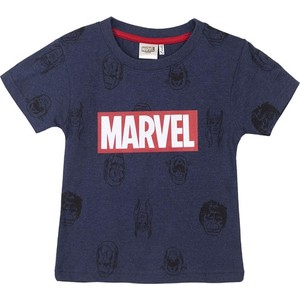 Granatowa koszulka dziecięca Marvel