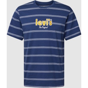 T-shirt Levis w stylu casual z krótkim rękawem z bawełny