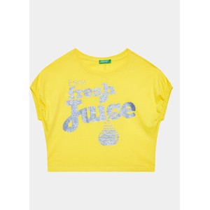 Żółta bluzka dziecięca United Colors Of Benetton