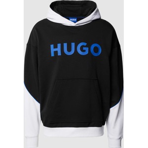Czarna bluza Hugo Blue z bawełny
