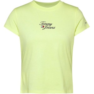 T-shirt Tommy Hilfiger z okrągłym dekoltem z bawełny z krótkim rękawem