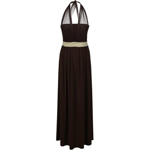 Sukienka Fokus rozkloszowana z dekoltem w kształcie litery v w stylu glamour