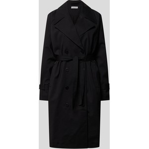 Czarny płaszcz DESIGNERS REMIX z bawełny bez kaptura w stylu casual