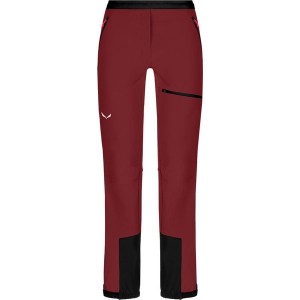 Czerwone spodnie sportowe Salewa