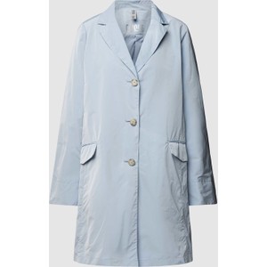 Niebieski płaszcz Cinque w stylu casual bez kaptura