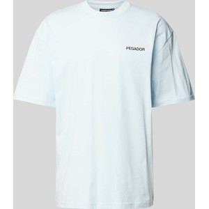 T-shirt Pegador z krótkim rękawem z bawełny w stylu casual