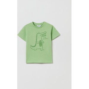 Zielona koszulka dziecięca OVS