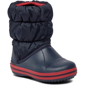 Czarne buty dziecięce zimowe Crocs dla chłopców