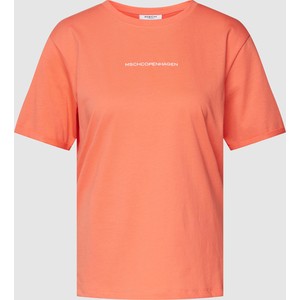 T-shirt Moss Copenhagen z krótkim rękawem w stylu casual z bawełny