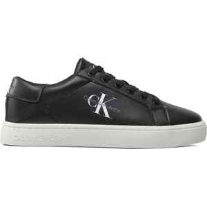 Sneakersy CALVIN KLEIN JEANS - Classic Cupsole Laceup Low Lth YM0YM00491 Black BDS