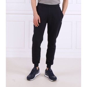 Czarne spodnie sportowe Tommy Sport z bawełny w stylu casual
