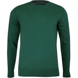 Zielony sweter Just yuppi w stylu casual z bawełny