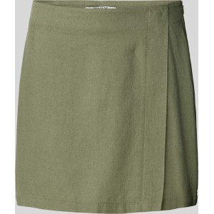 Zielona spódnica Only w stylu casual z lnu mini