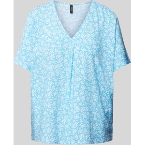 Niebieska bluzka Vero Moda z krótkim rękawem