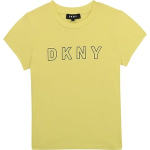 Żółta koszulka dziecięca DKNY dla chłopców