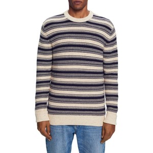 Sweter Esprit z okrągłym dekoltem z bawełny w młodzieżowym stylu