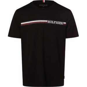 T-shirt Tommy Hilfiger z nadrukiem w młodzieżowym stylu z krótkim rękawem