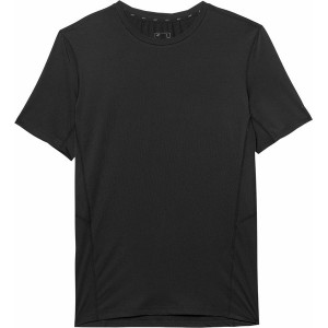 Czarny t-shirt 4F z krótkim rękawem