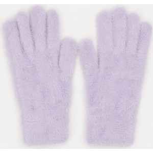 Fioletowe rękawiczki Sinsay