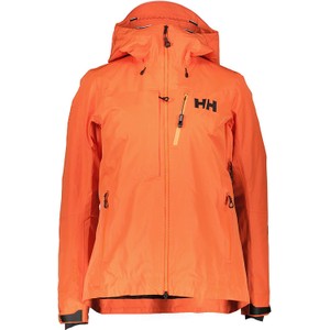 Pomarańczowa kurtka Helly Hansen krótka z kapturem w stylu casual