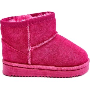 Różowe buty dziecięce zimowe ButyModne dla dziewczynek