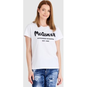 T-shirt Alexander McQueen w młodzieżowym stylu