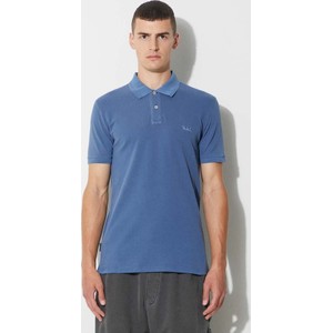 Niebieski t-shirt Woolrich
